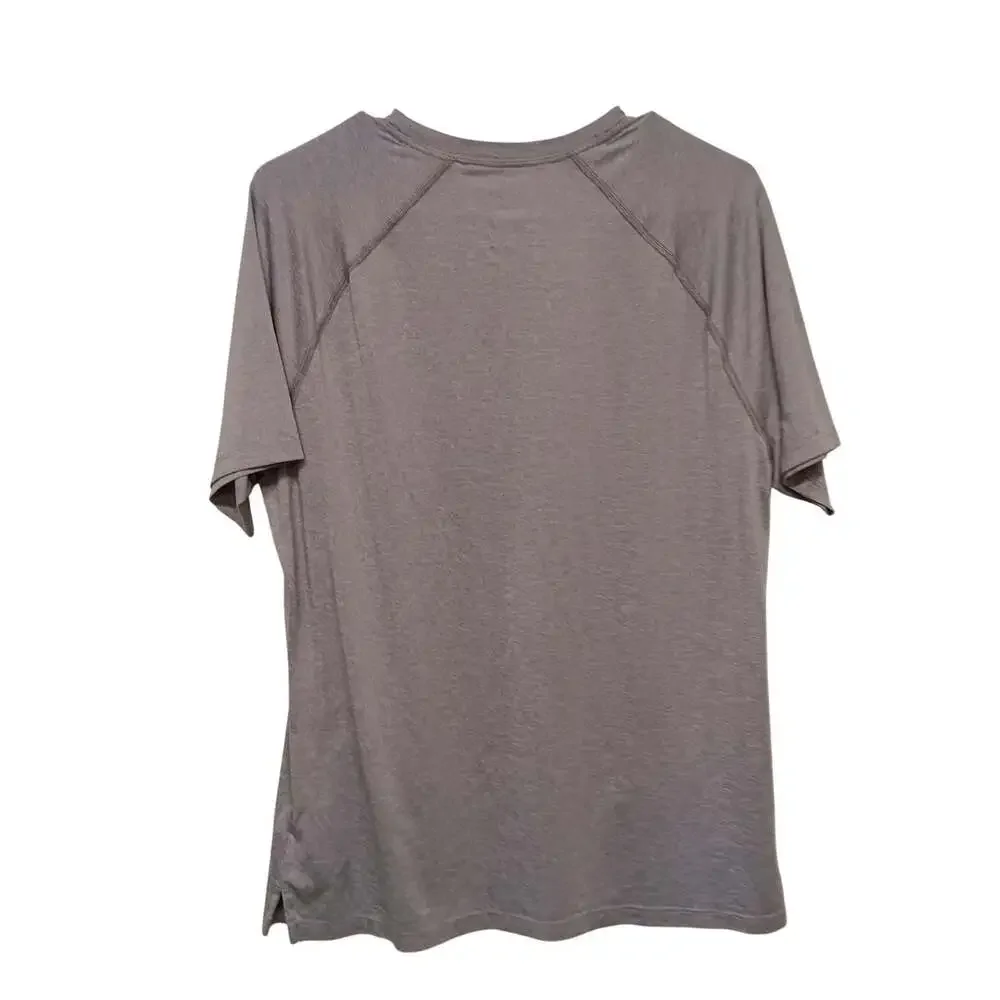The North Face Men's Heather Gray Raglan Active Short Sleeve T-Shirt Size M